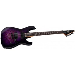 Image d'une guitare électrique, modèle M200DX Purple Burst, de la marque LTD