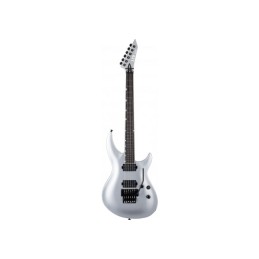 Image d'une guitare électrique, modèle H3-1000 FR Metallic Silver, de la marque