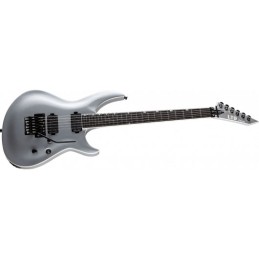 Image d'une guitare électrique, modèle H3-1000 FR Metallic Silver, de la marque