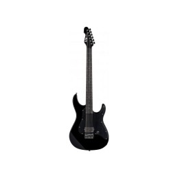Image d'une guitare électrique, modèle SN-1 Hipshot Baritone Black, de la marque LTD