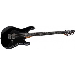 Image d'une guitare électrique, modèle SN-1 Hipshot Baritone Black, de la marque LTD