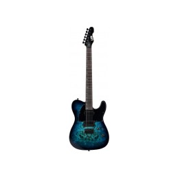 Image d'une guitare électrique, modèle TE-200DX Blue Burst, de la marque LTD