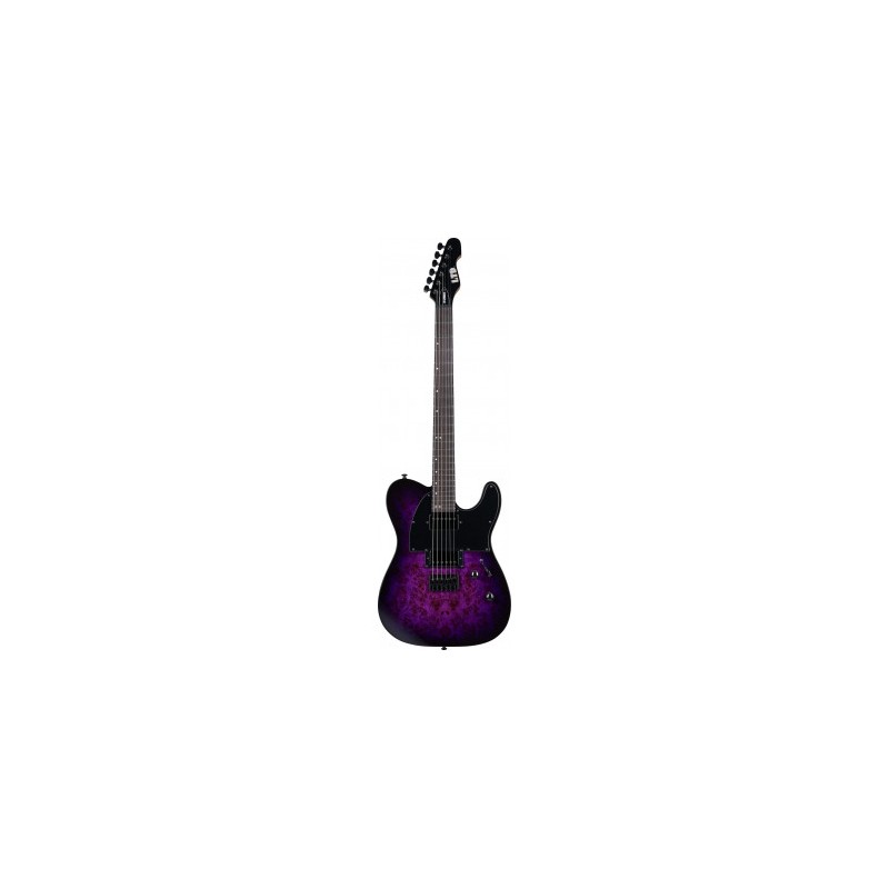 Image d'une guitare électrique, modèle TE-200DX Purple Busrt, de la marque LTD