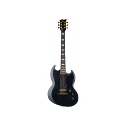 Image d'une guitare électrique, modèle Viper-1000 Vintage Black, de la marque LTD