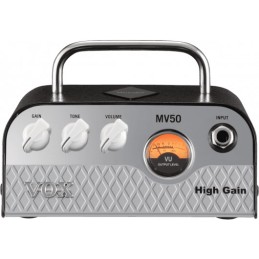 Image d'un ampli MV50 High Gain Mini Tête 50W, de la marque Vox