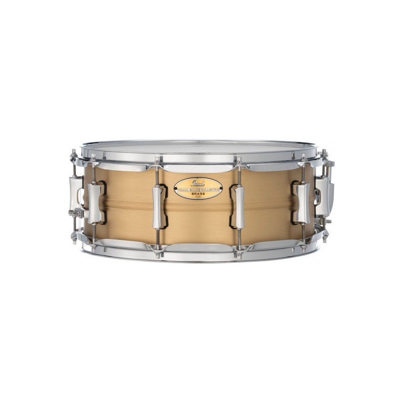 Image d'une caisse claire Primal Collective 14x5.5" en laiton, de la marque Pearl