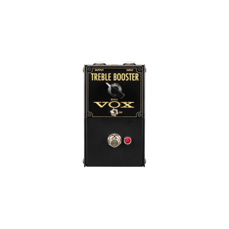 Image d'une pédale de guitare électrique Treble Booster VTB-1, de la marque Vox