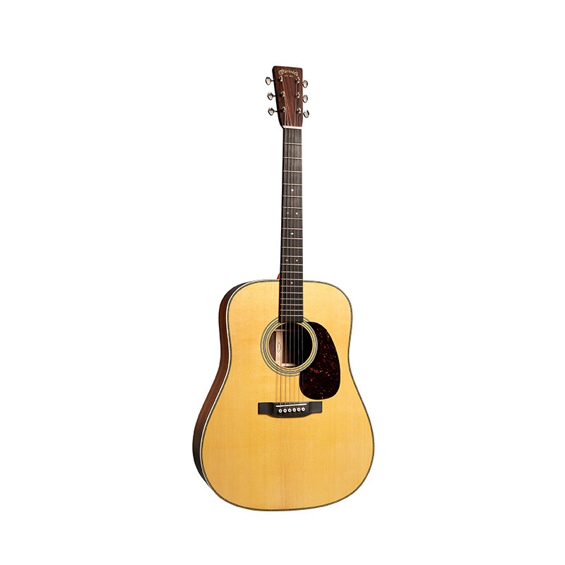 Image d'une guitare acoustique électro Super HD28, de la marque Martin Guitar