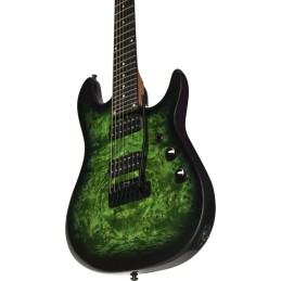 Image d'une guitare électrique signée Richardson, modèle Kokiri Forest, 7 cordes, de la marque Sterling