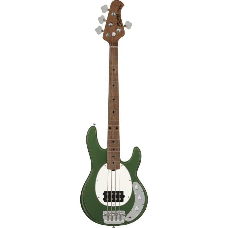 Image d'une basse électrique Stingray Short Scale Charging Green, de la marque Sterling