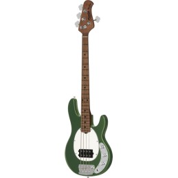 Image d'une basse électrique Stingray Short Scale Charging Green, de la marque Sterling