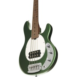 Image d'une basse électrique Stingray Short Scale Charging Green, de la marque Sterling