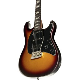 Image d'une guitare électrique CT50XHSS Cutlass Plus HSS Showtime, de la marque Sterling