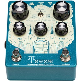 Image d'une pédale réverbe Tower, de la marque Earthquaker Devices