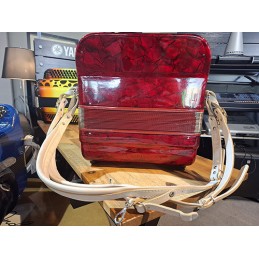 Image d'un accordéon chromatique, rouge de 60 basses d'Ocassion, de la marque Fratelli Crosio