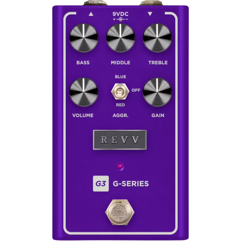 Image d'une pédale Distorsion G3 V2, de la marque REVV