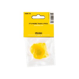Image d'un sachet de 12 médiators Tortex 0.73mm, de la marque Dunlop