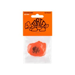 Image d'un sachet de 12 médiators Tortex 0.6mm, de la marque Dunlop