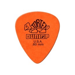 Image d'un sachet de 12 médiators Tortex 0.6mm, de la marque Dunlop