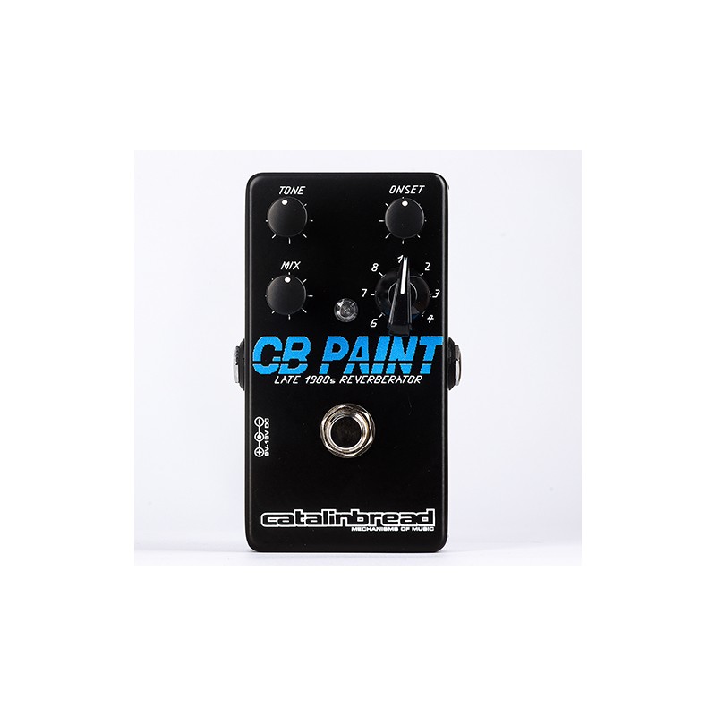 Image d'une pédale Reverb CB Paint, de la marque Catalinbread