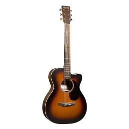 Image d'une guitare électro-acoustique 000c Jr E Walnut Burst, de la marque Martin & Co