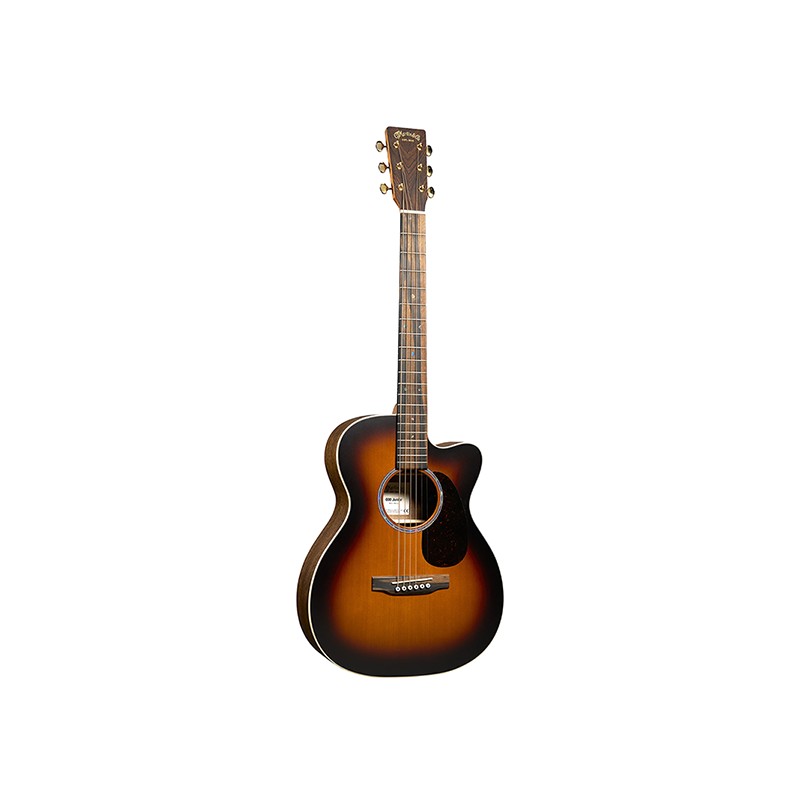 Image d'une guitare électro-acoustique 000c Jr E Walnut Burst, de la marque Martin & Co