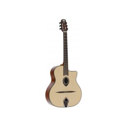 Image d'une guitare manouche SL200 Swing Lag Petite Bouche avec Housse, de la marque Lâg