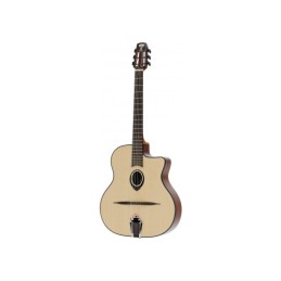 Image d'une guitare manouche SL200 Swing Lag Petite Bouche avec Housse, de la marque Lâg