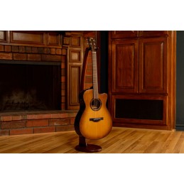 Image d'une guitare Folk Éléctro-acoustique TAS1 C, de couleur Sand Burst, de la marque Yamaha