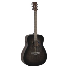 Image d'une guitare Folk Éléctro-Acoustique TAG1 E, de couleur Translucent Black, de la marque Yamaha