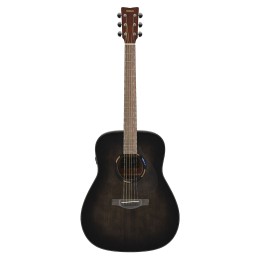 Image d'une guitare Folk Éléctro-Acoustique TAG1 E, de couleur Translucent Black, de la marque Yamaha