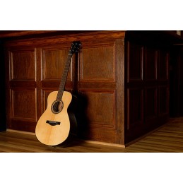 Image d'une guitare Folk Électro-Acoustique TAS1 E, de couleur Naturel, de la marque Yamaha