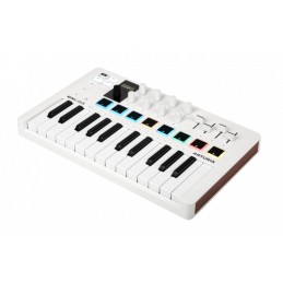 Image d'un Clavier MIDI, MiniLab 3, de couleur blanc, de la marque Arturia