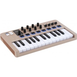 Image d'un Clavier MIDI, MiniLab 3, de couleur champagne, de la marque Arturia