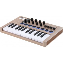 Image d'un Clavier MIDI, MiniLab 3, de couleur champagne, de la marque Arturia