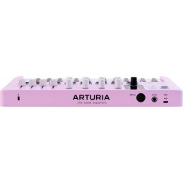 Image d'un Clavier MIDI, MiniLab 3, de couleur rose, de la marque Arturia