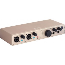 Image d'une Interface Audio, MiniFuse 4, de couleur champagne, de la Arturia