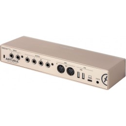 Image d'une Interface Audio, MiniFuse 4, de couleur champagne, de la Arturia