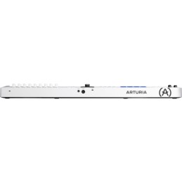 Image d'un  clavier MIDI Keylab Essentiel 61 mk3, de la couleur blanc, de la marque Arturia