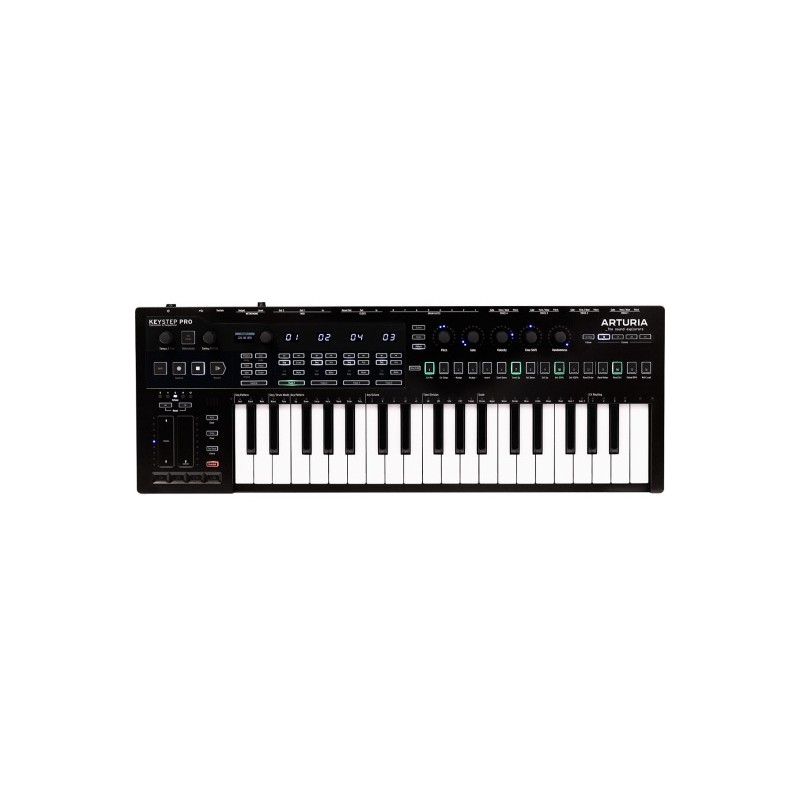 Image d'un Contrôleur Midi KeyStep Pro Chroma, de la marque Arturia