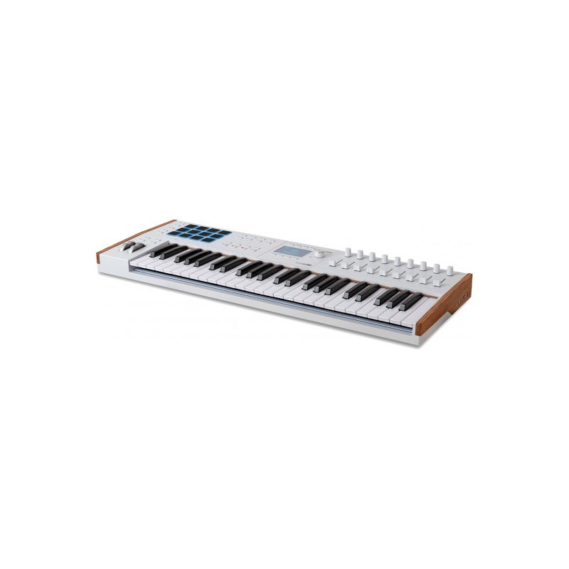 Image d'un Clavier MIDI KeyLab 49 mk3 , de couleur blanc, de la marque Arturia