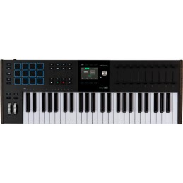 Image d'un Clavier MIDI KeyLab 49 mk3 , de couleur noir, de la marque Arturia