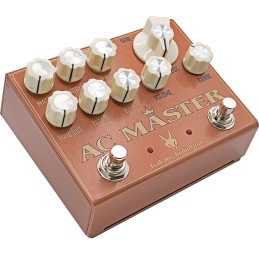 Image d'une pédale Overdrive, AC Master, de la marque Tsakalis Audioworks