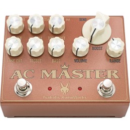 Image d'une pédale Overdrive, AC Master, de la marque Tsakalis Audioworks