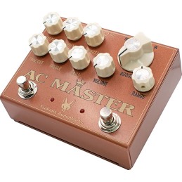 Image d'une pédale Overdrive, AC Master, de la marque Tsakalis Audioworks