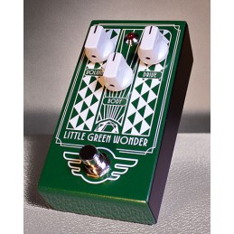 Pédale Overdrive, Little Green Wonder Hand Wired, de la marque Mad Professor