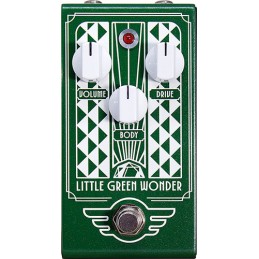 Pédale Overdrive, Little Green Wonder Hand Wired, de la marque Mad Professor
