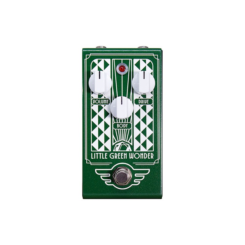 Pédale Overdrive, Little Green Wonder Hand Wired, de la marque Mad Professor