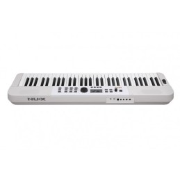 Image d'un clavier portable, NEK-110 61 touches, de couleur blanc, de la marque Nux