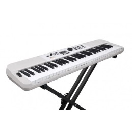 Image d'un clavier portable, NEK-110 61 touches, de couleur blanc, de la marque Nux